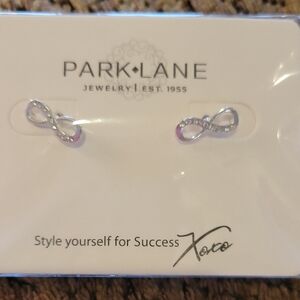 Park Lane Silver Infinity Earrings